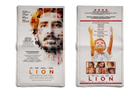 lion movie newspaper ad