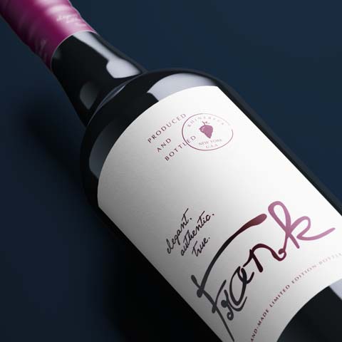 Frank Wine Label