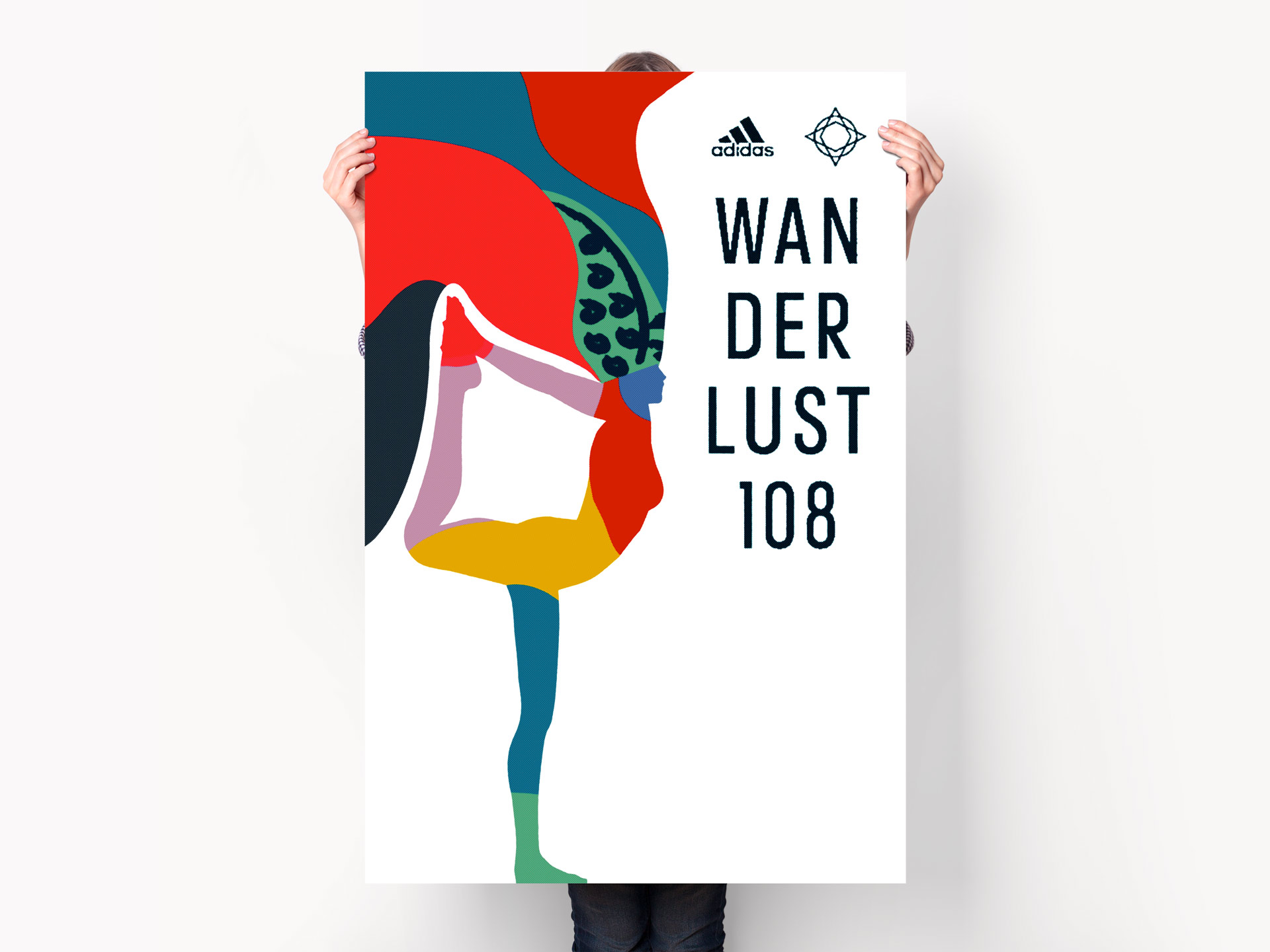 Planetfab posters for Wanderlust 108 yoga