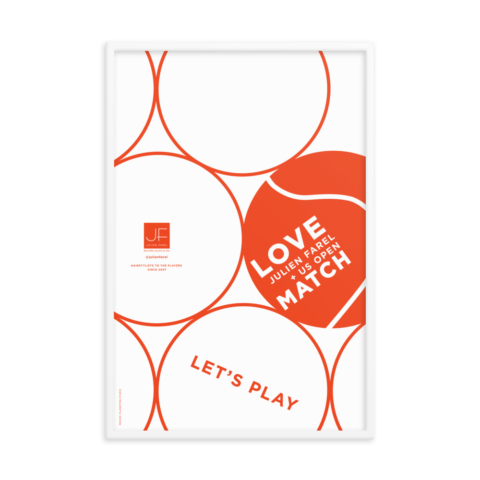 JF LOVE MATCH – 24 x 36 Framed poster #2
