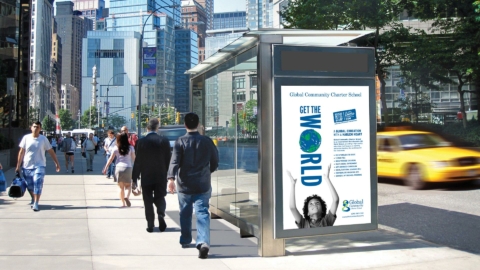 Planetfab GCCS Bus shelter advertising 1