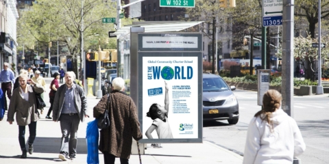 Planetfab GCCS Bus shelter advertising 3